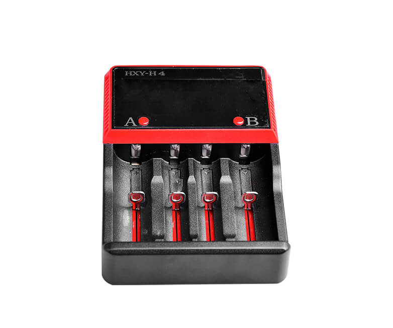 OrcaTorch H4 Cargador de batería para 14500, 18650, 26650 Batería