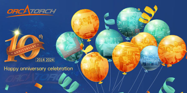 OrcaTorch-10th-Anniversary-Years-Together OrcaTorch Dive Lights