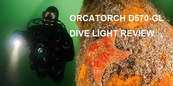 OrcaTorch D570-GL Dive Light with a Green Laser Pointer Review