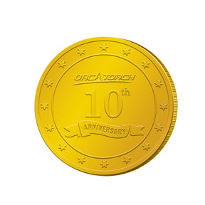 Moneta commemorativa del 10 &deg; anniversario di OrcaTorch