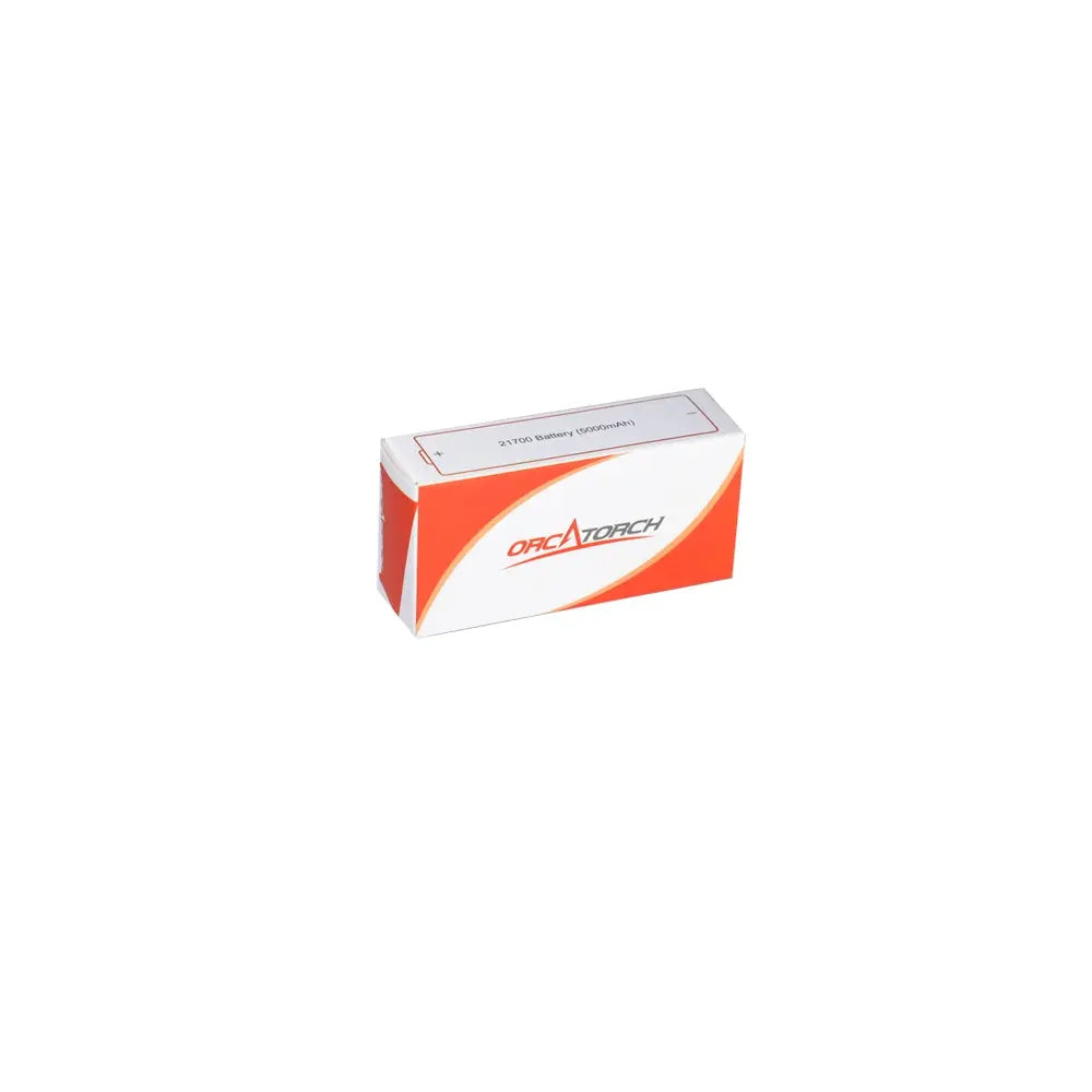 OrcaTorch 21700 USB-C Rechargeable Battery 5000mAh OrcaTorch 21700 USB-C Rechargeable Battery 5000mAh