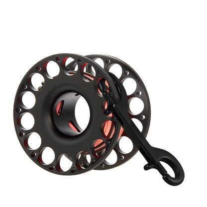 Phantom 30M Scuba Diving Reel Spool Finger Aluminum for Cave Diving, Wreck Diving, etc OrcaTorch Dive Lights