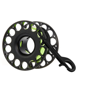 Phantom 30M Scuba Diving Reel Spool Finger Aluminum for Cave Diving, Wreck Diving, etc OrcaTorch Dive Lights