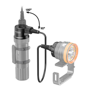 Câble de connexion OrcaTorch C98 FlexDive compatible avec les batteries B98 et B49