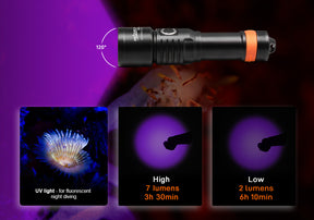 ORCATORCH D530V 1200 lumens Underwater Video Light