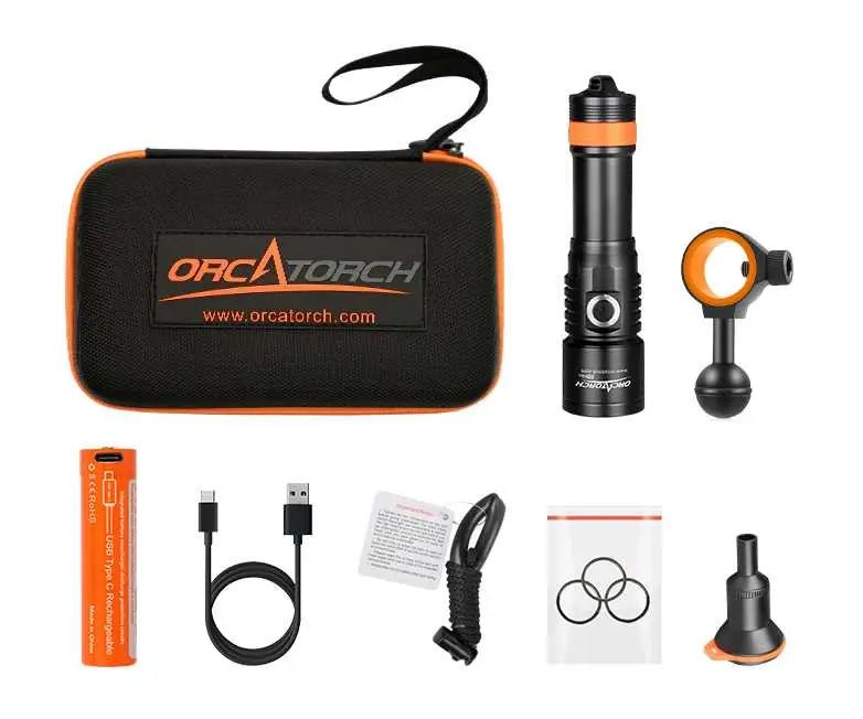 D530V & Snoot Video Dive Light for Underwater Photography -