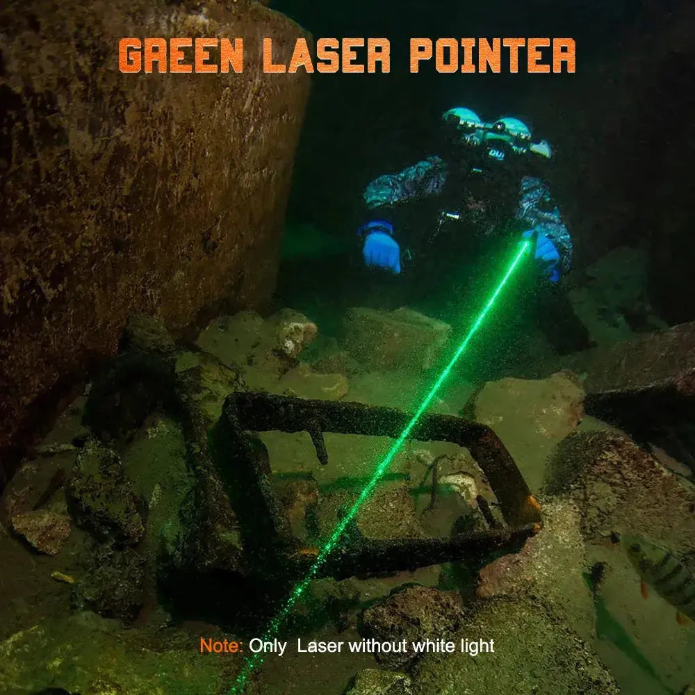 OrcaTorch D560-GL Diving Green Laser Only for Instructors and