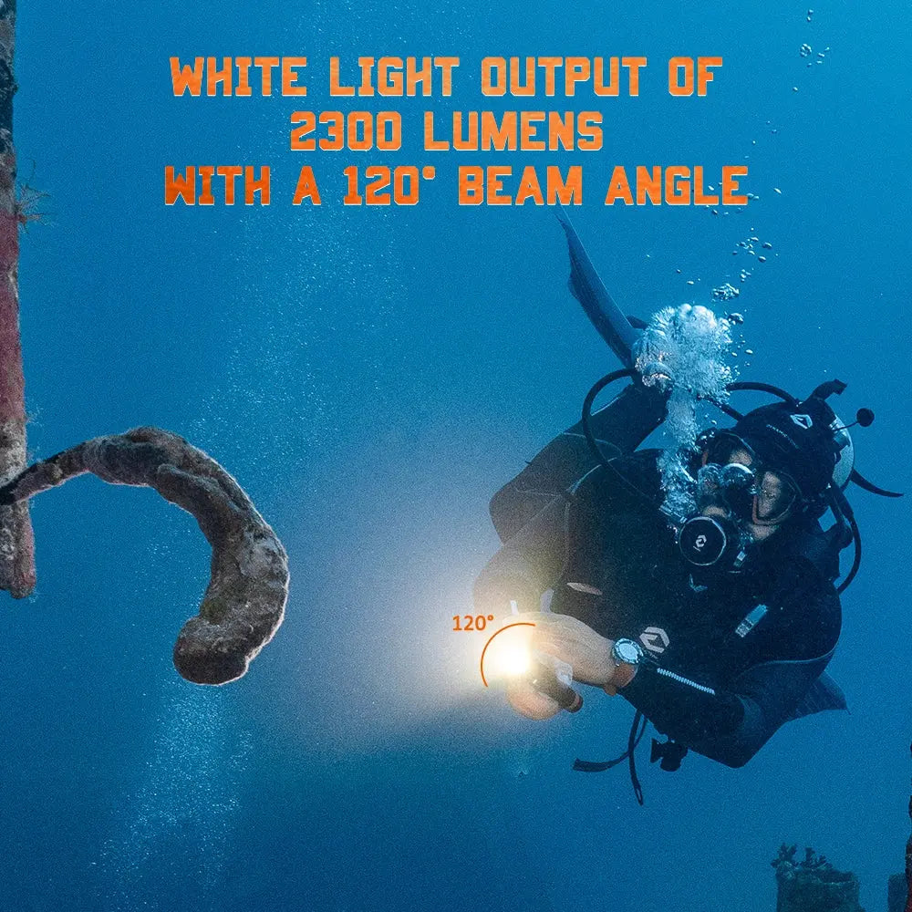 OrcaTorch D710V MK2 Diving Flashlight for Underwater Photography 3 OrcaTorch D710V MK2 Diving Flashlight for Underwater Photography 3