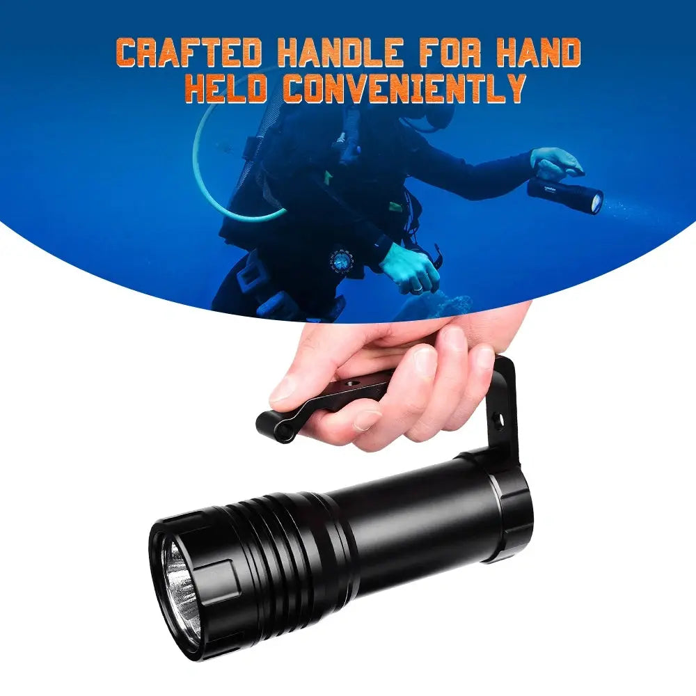 OrcaTorch D860 4200 Lumens Dive Light with Direct Charging Function