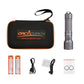 OrcaTorch ORCA7 Professional Dive Light | 3000 Lumens Palm-sized Diving Light with SOS