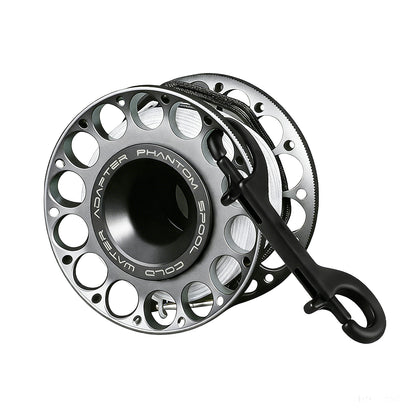 Carrete Phantom 2.0 LUMINOUS TEC (45M) Rueda de línea de carrete de buceo