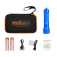 OrcaTorch ORCA7 Compact Backup Dive Light 3000 Lumens | Everyday Primary Use| Palm-sized 125g with SOS