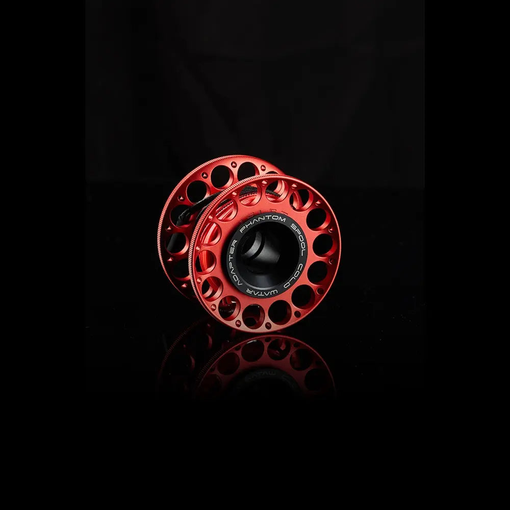 Phantom 2.0 30M Scuba Diving Finger Spool Reel with 316 Stainless Steel Black Double Ended Clip for Underwater Water Sport OrcaTorch Dive Lights