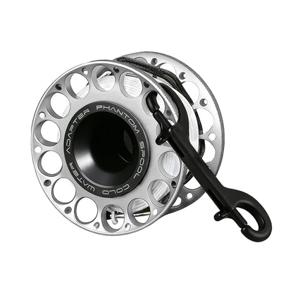 Carrete Phantom 2.0 LUMINOUS TEC (45M) Rueda de línea de carrete de buceo