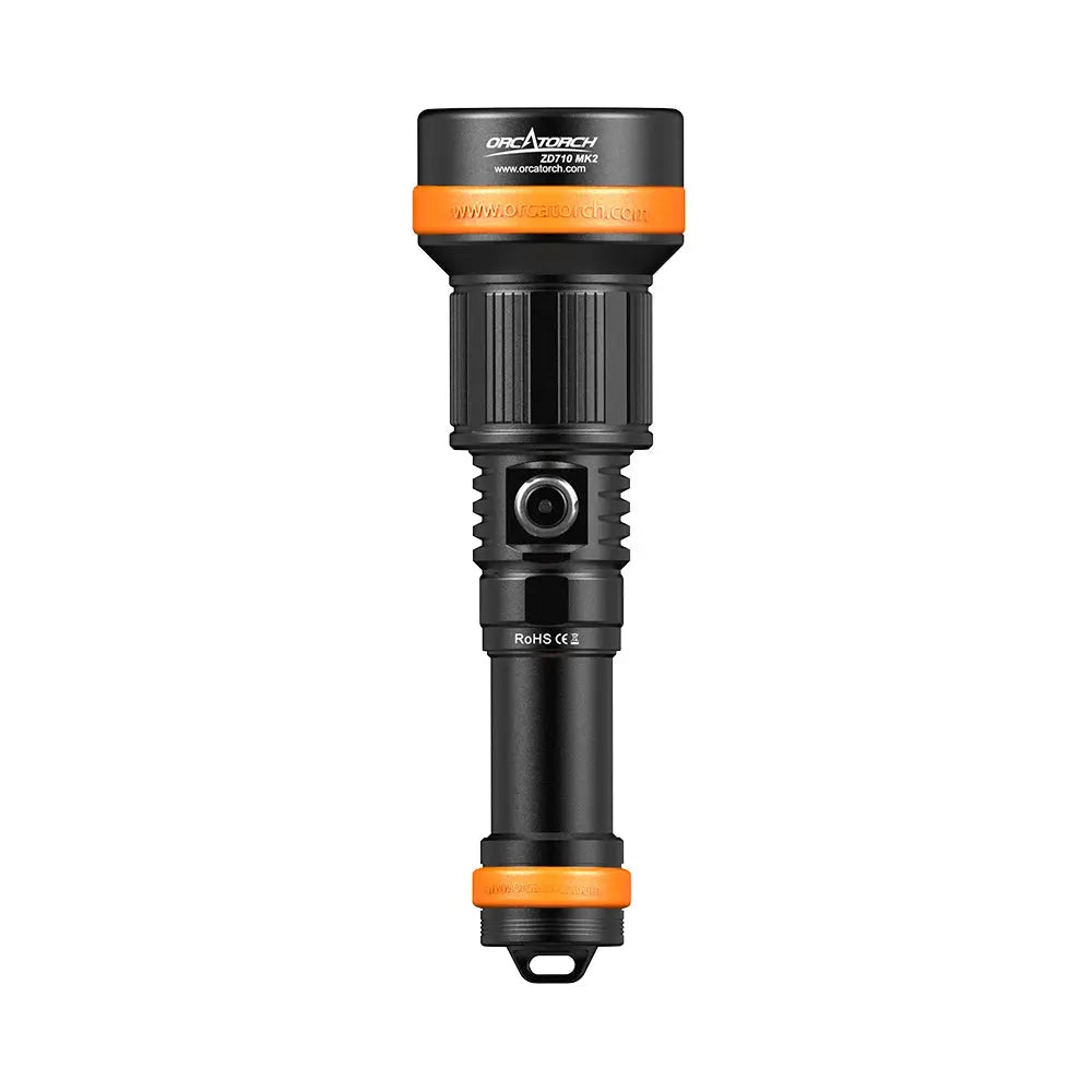 Orca Torch OrcaTorch ZD710 MK2 Zoomable Dive Light Angolo del fascio 4°-72° Regol