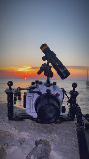 OrcaTorch D710V Unterwasser-Video-Tauchlampe mit 3 Farben für die Fotografie