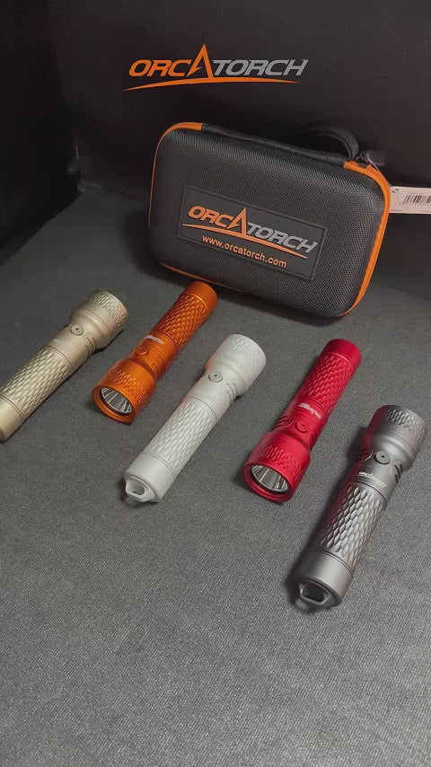 OrcaTorch ORCA7 コンパクトバックアップダイビングライト 3000