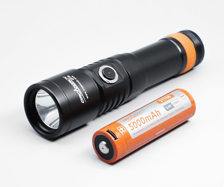 OrcaTorch D710 Max 3000 Lumens Small and Powerful Dive Light - OrcaTorch Dive Lights