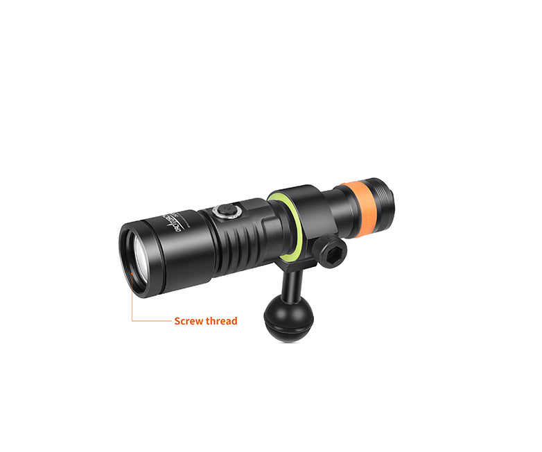 OrcaTorch Snoot for D530V Dive Light - OrcaTorch Dive Lights