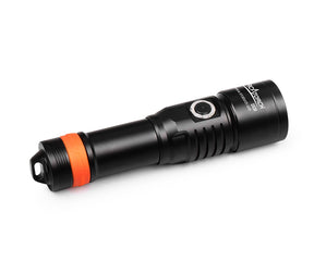 ORCATORCH D530 1300 Lumens Dive Light for divers 8 Degree Super Focus Beam Angle - OrcaTorch Dive Lights