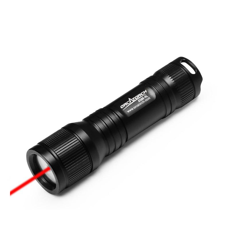 OrcaTorch D560-RL Scuba Diving Red Laser Only for  Scuba Divers and Instructors - OrcaTorch Dive Lights