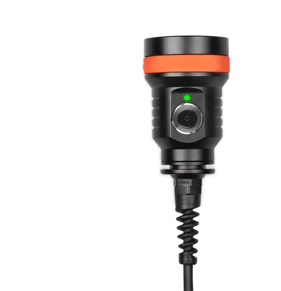 OrcaTorch D630 v2.0 4600lm Canister Dive Light, Cave Diving indicator